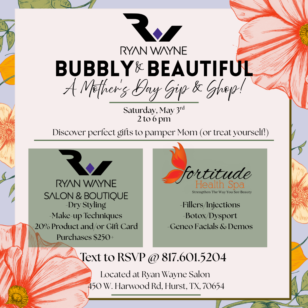 BUBBLY & BEAUTY, A MOTHER'S DAY SIP & SHOP EVENT!