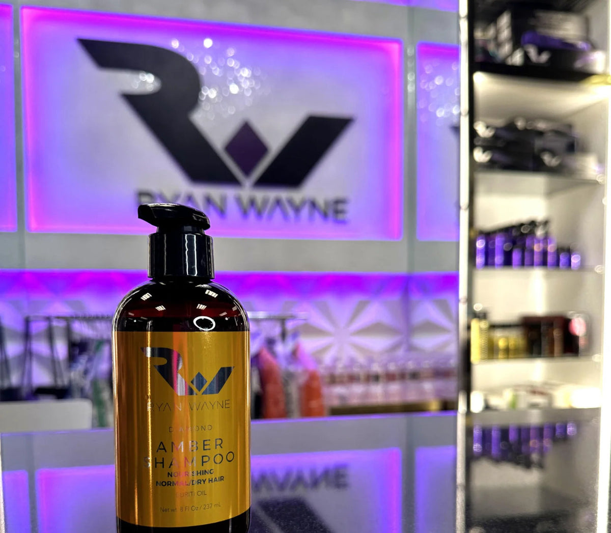 Ryan Wayne Diamond Amber Shampoo detail