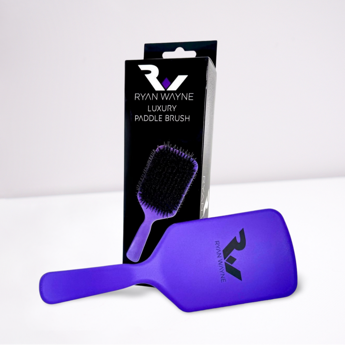 Ryan Wayne Purple Luxury Paddle Brush product view